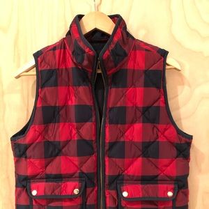 Navy and Red J. Crew Vest